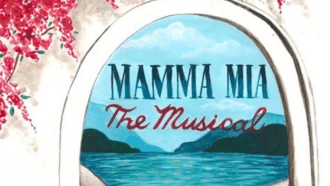 Mamma Mia: The Musical Oakwood High School musical poster.