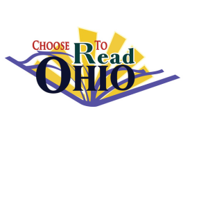 Choose To Read Ohio Logo over open book image