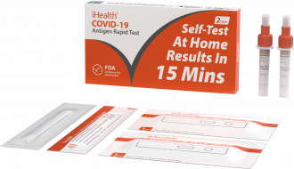 iHealth COVID-19 Antigen Rapid Test kit box